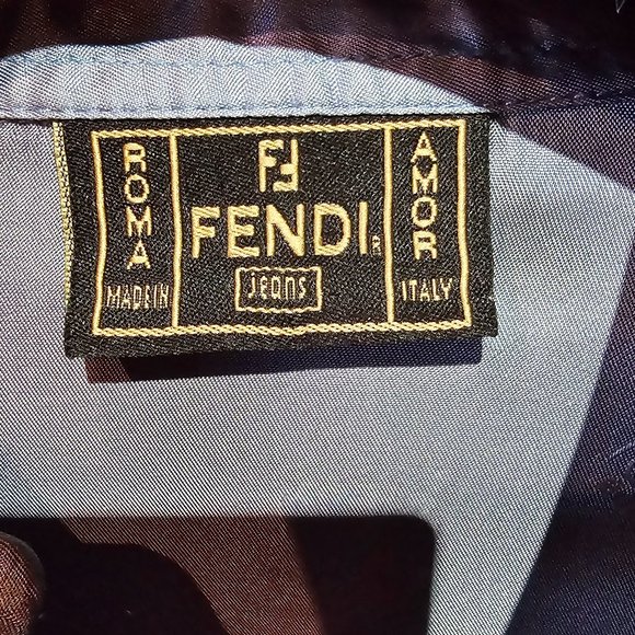 FENDI with all-over FF motifs-print silk shirt - Picture 5 of 16